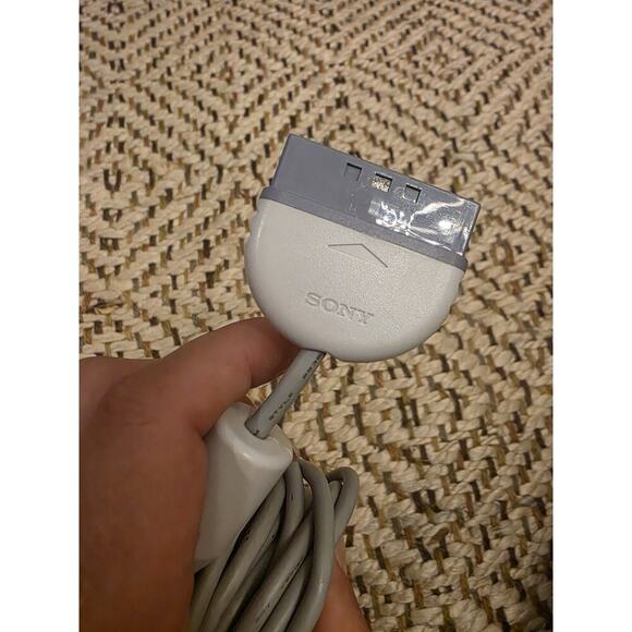 Sony PlayStation 1 PS1 DualShock Analog Gray OEM Controller SCPH-1200 Tested - Picture 12 of 16